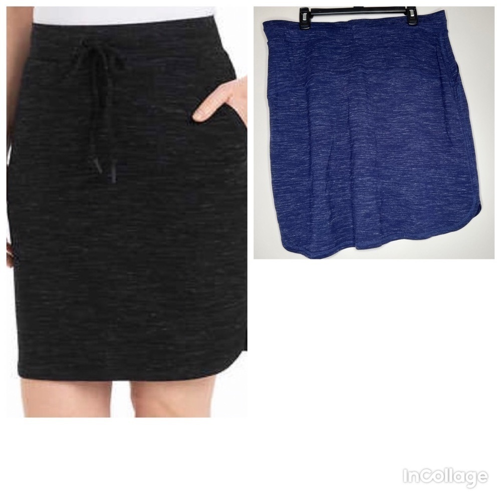 ! Hilary Radley Womens Pull-On Drawstring Skirt